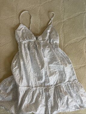 Sunday Best White Floral Mini Dress